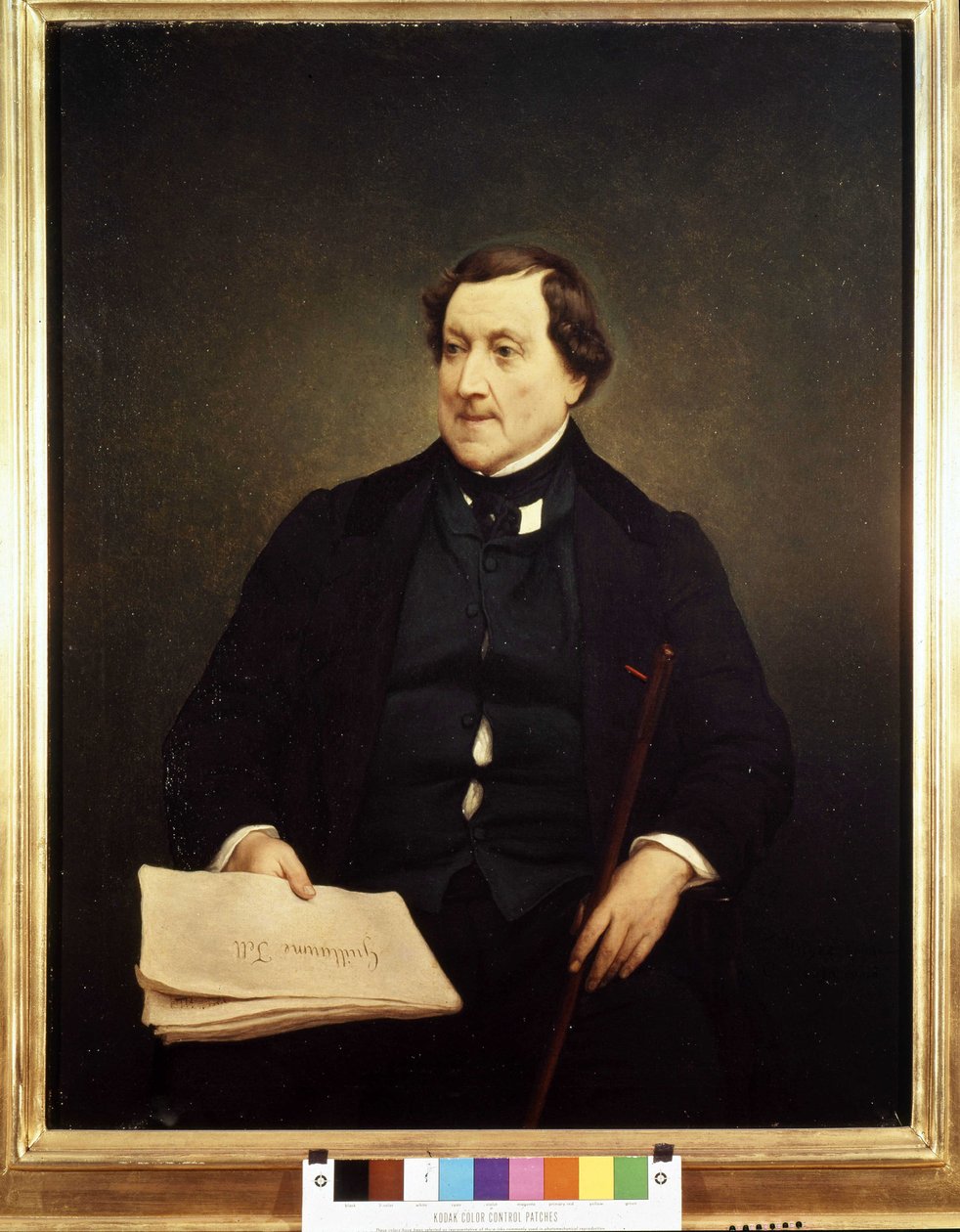 Portræt af Gioacchino Rossini (1792-1868) - af Hayez, Brera Museum, Milano af Francesco Hayez