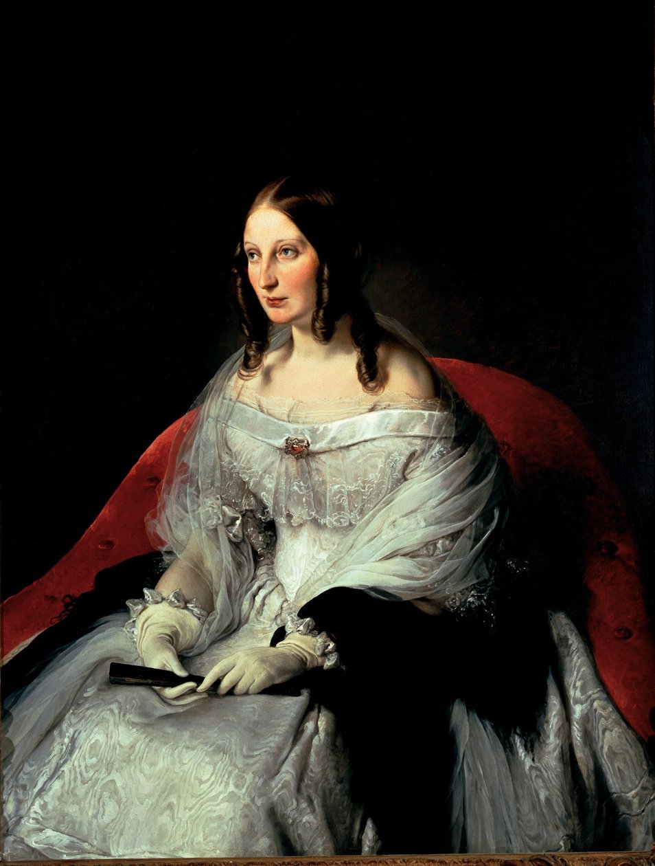 Portræt af Sarah Louise Strachan (1818-1881), prinsesse af Sant