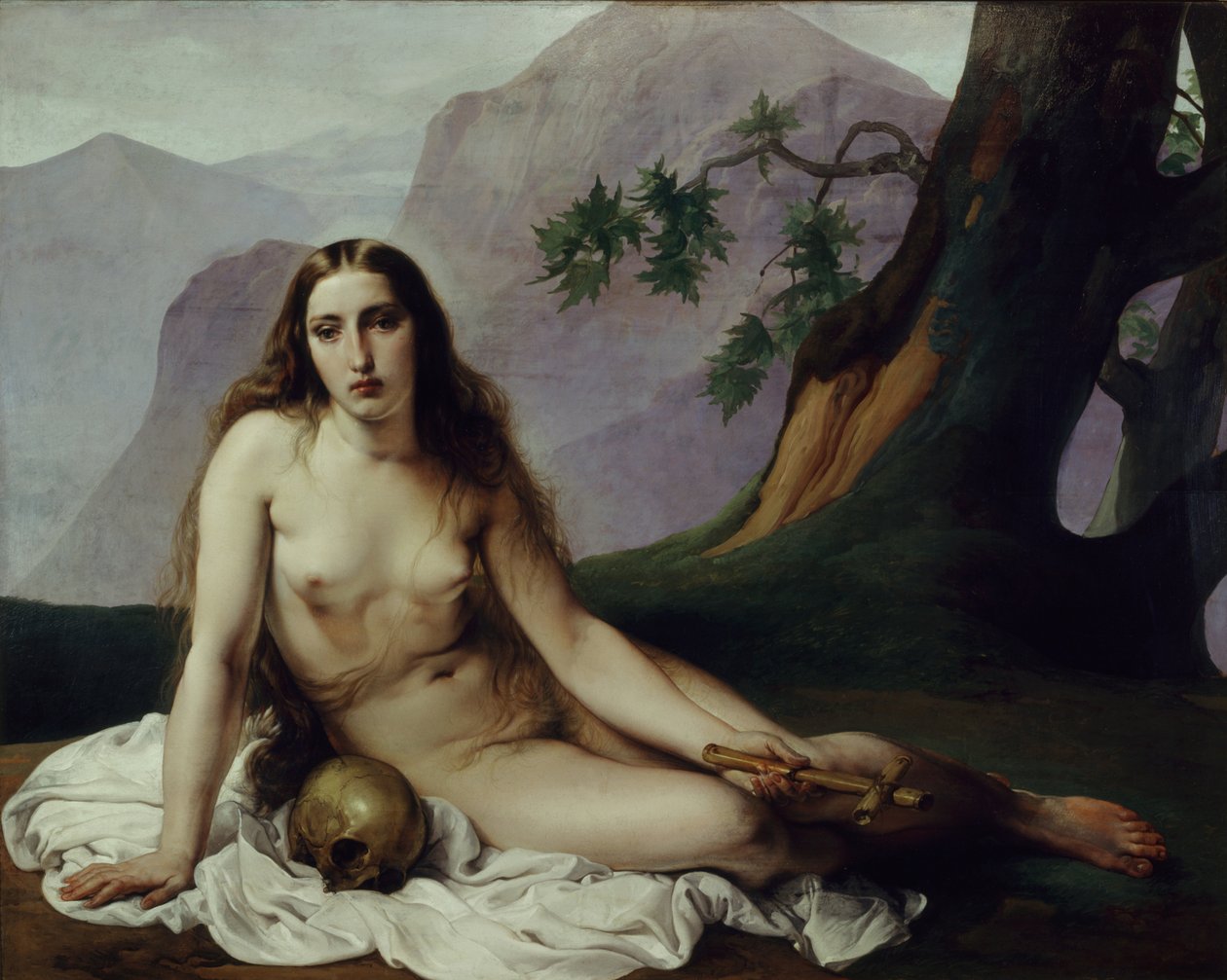 Den angrende Maria Magdalene, 1833. af Francesco Hayez