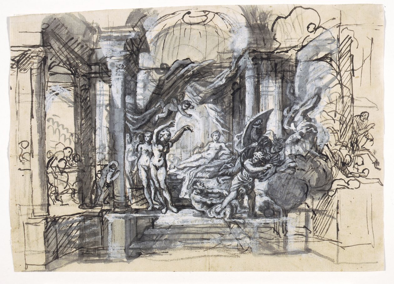 Allegorisk scene af Francesco La Marra