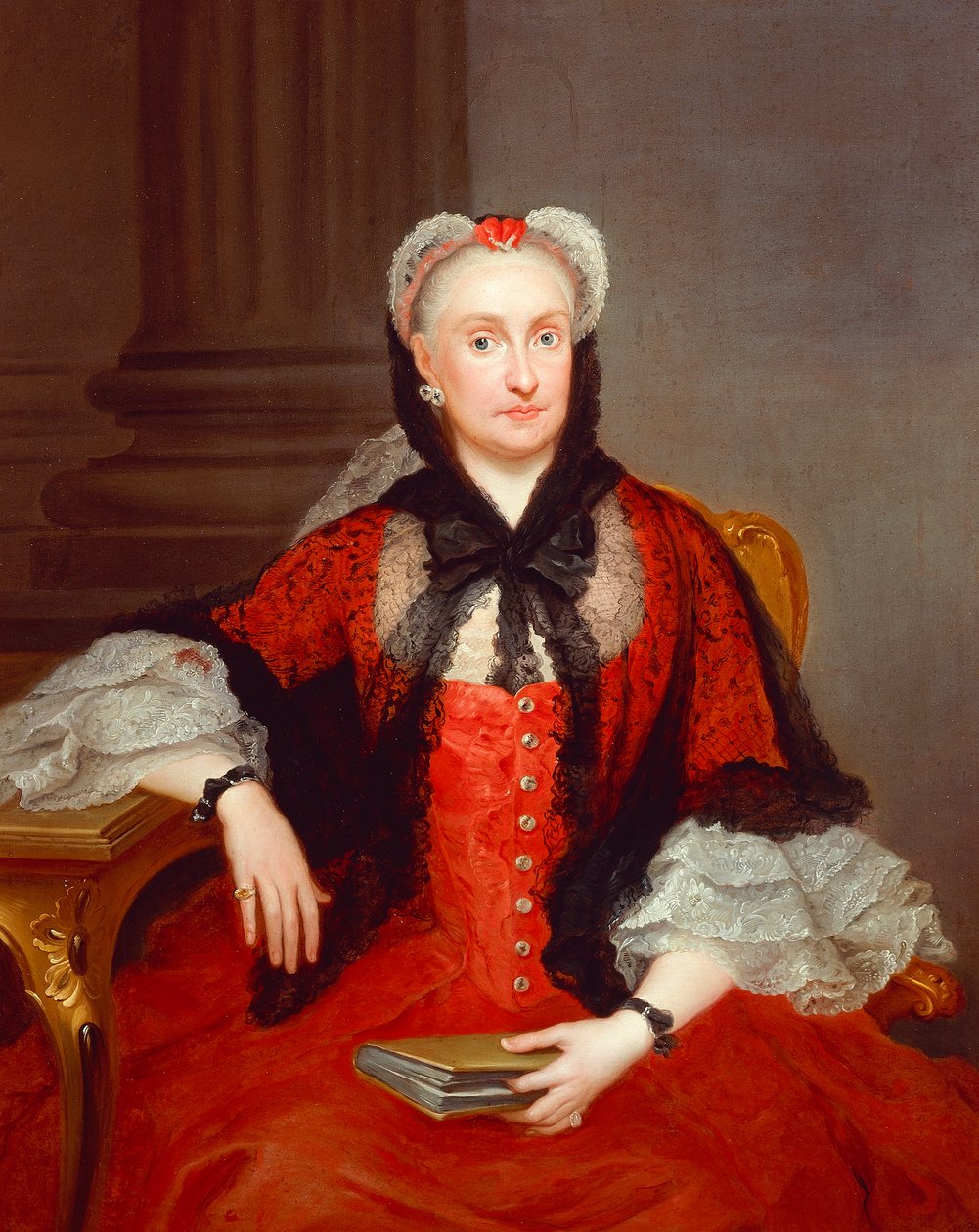 Portræt af Maria Amalia af Sachsen (Dresden af Francesco Liani