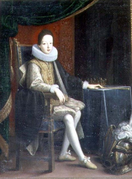 Portræt af den hellige romerske kejser Ferdinand II (1578-1637) 1623 af Francesco Ligozzi