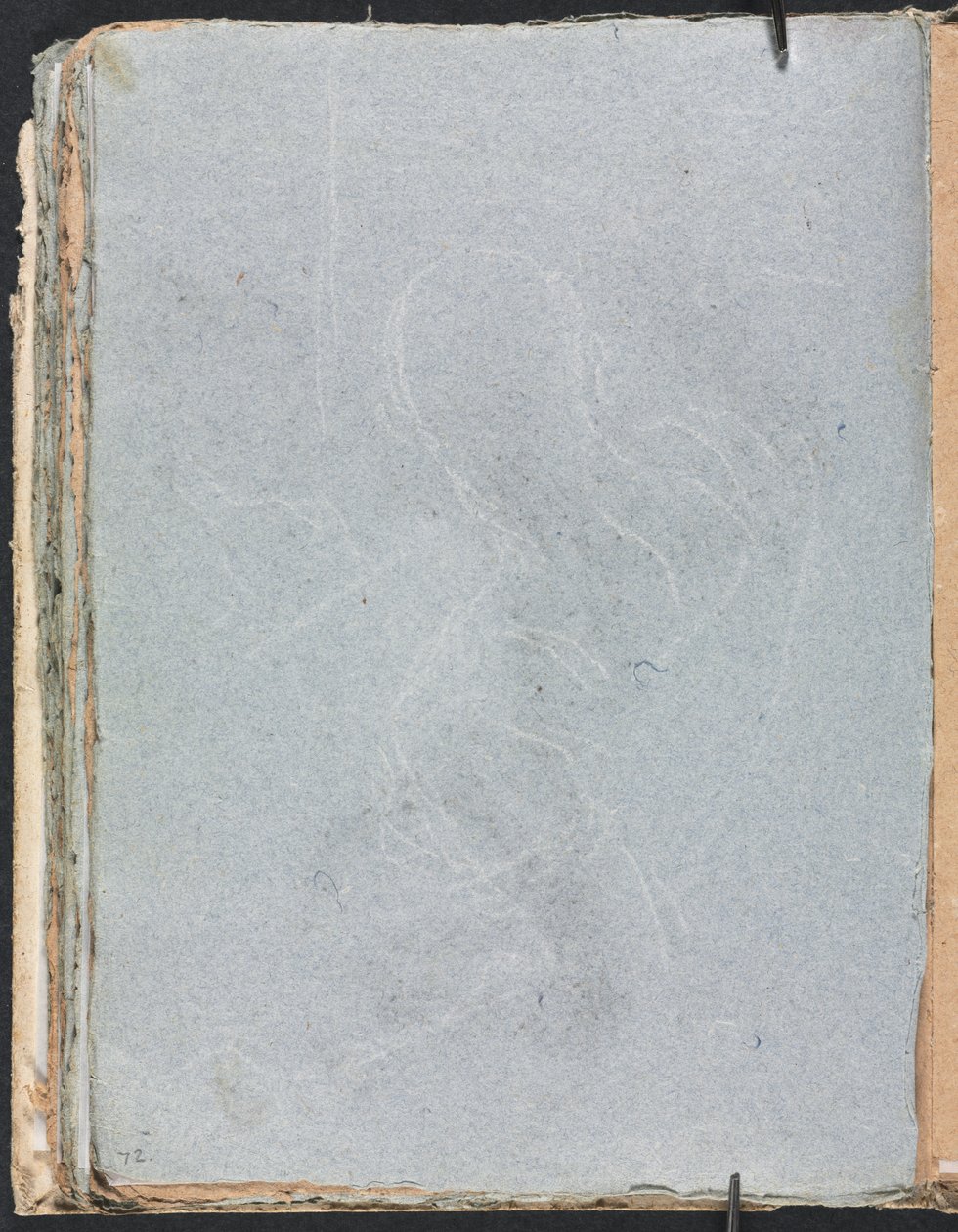 Verona Skitsebog: Figurstudie side 72, 1760. af Francesco Lorenzi