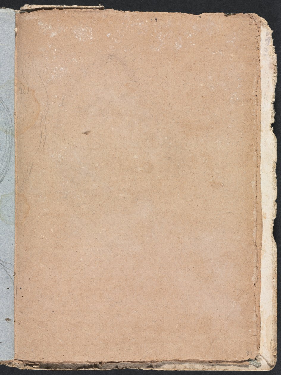 Verona Sketchbook: Ubegribelig form side 97, 1760. af Francesco Lorenzi