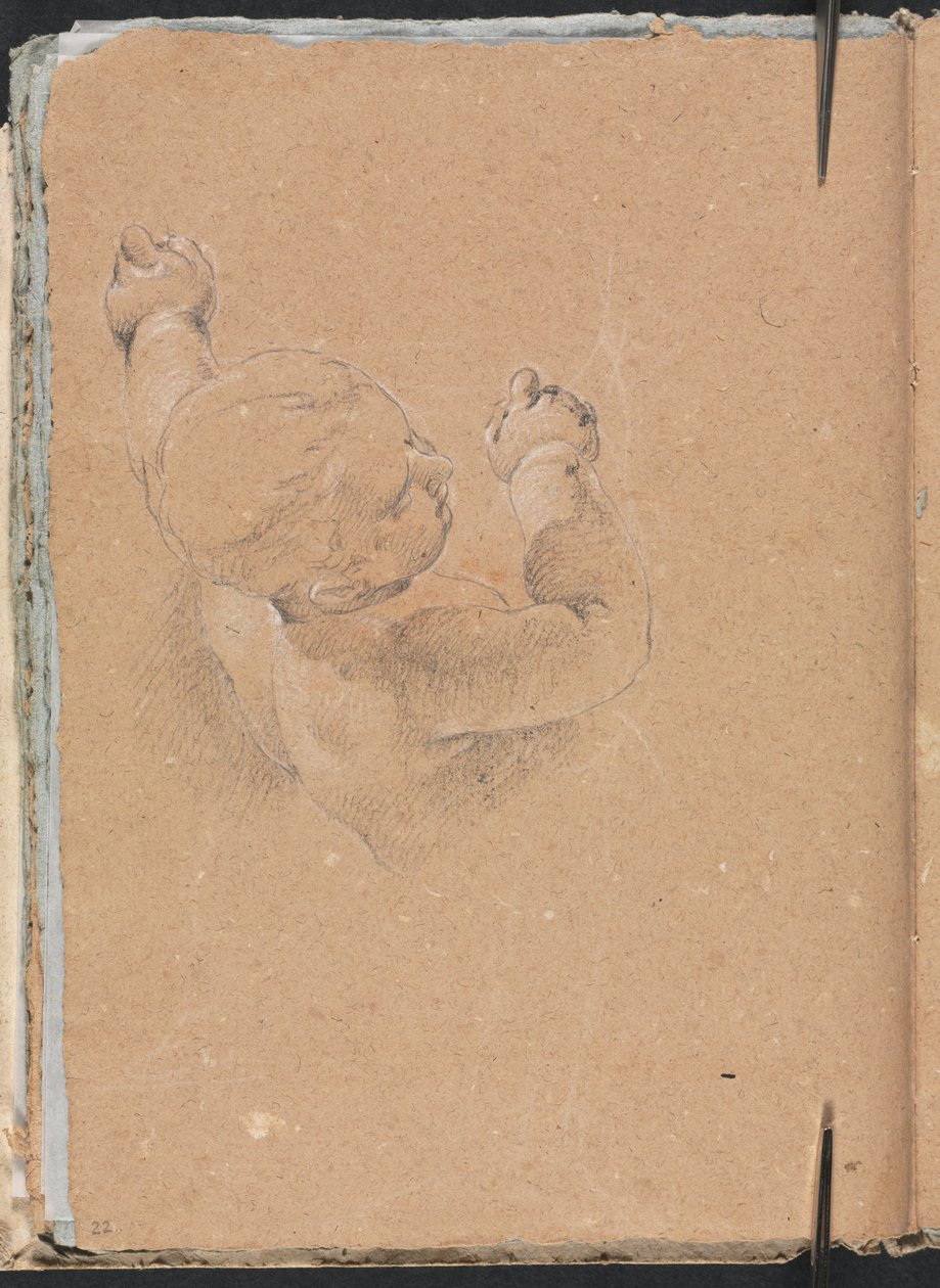 Verona Skitsebog: Putto (side 22) af Francesco Lorenzi