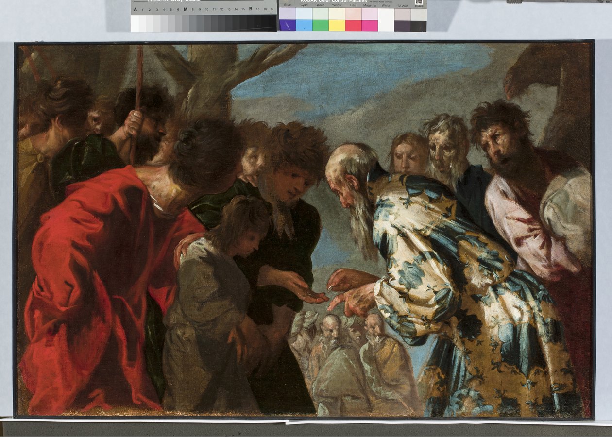 Joseph solgt af hans brødre, ca. 1657-58 (olie på lærred) af Francesco Maffei