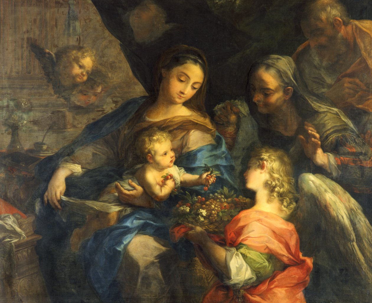 Hellige Familie af Francesco Mancini