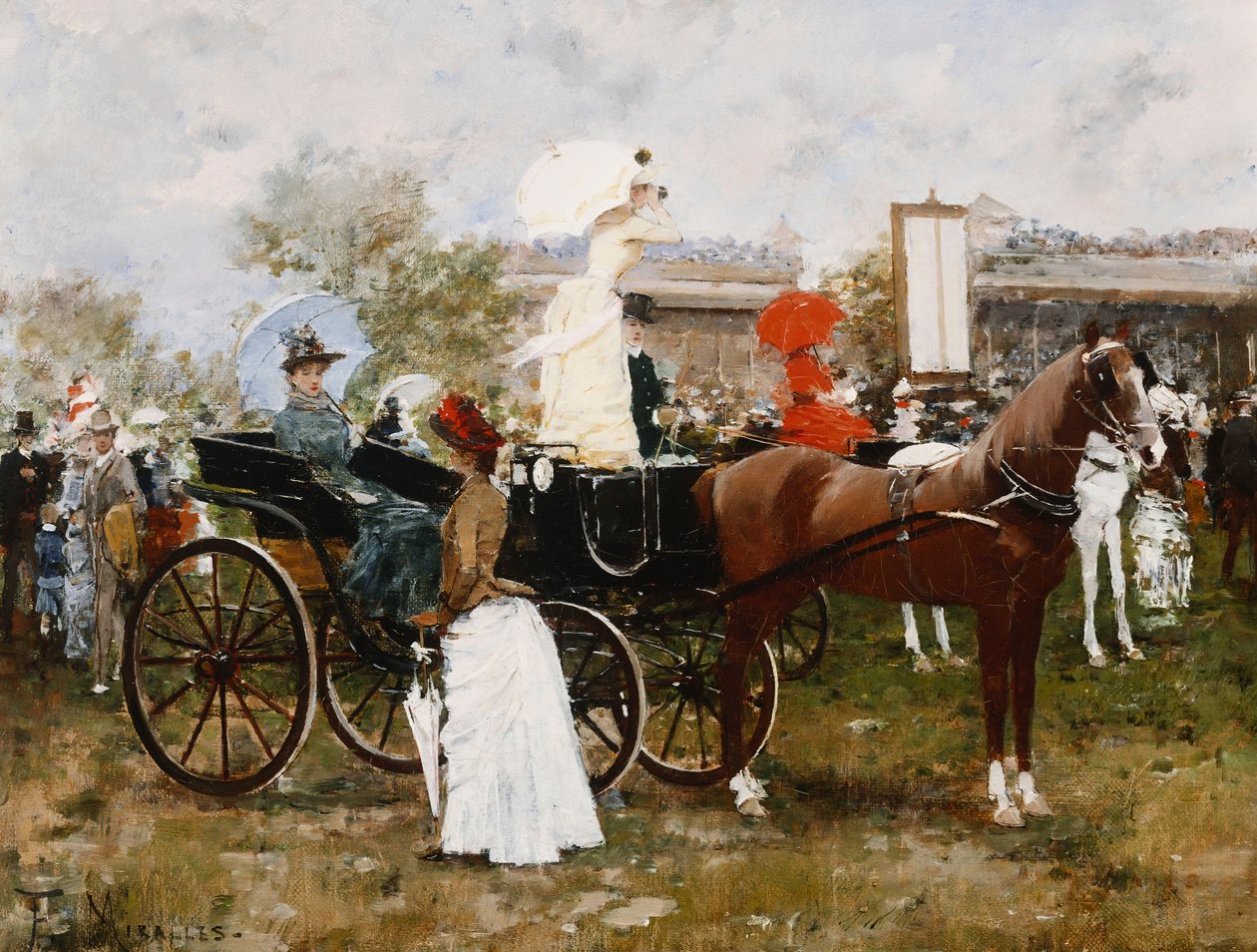 Ved løbene, af Francesco Miralles Galaup