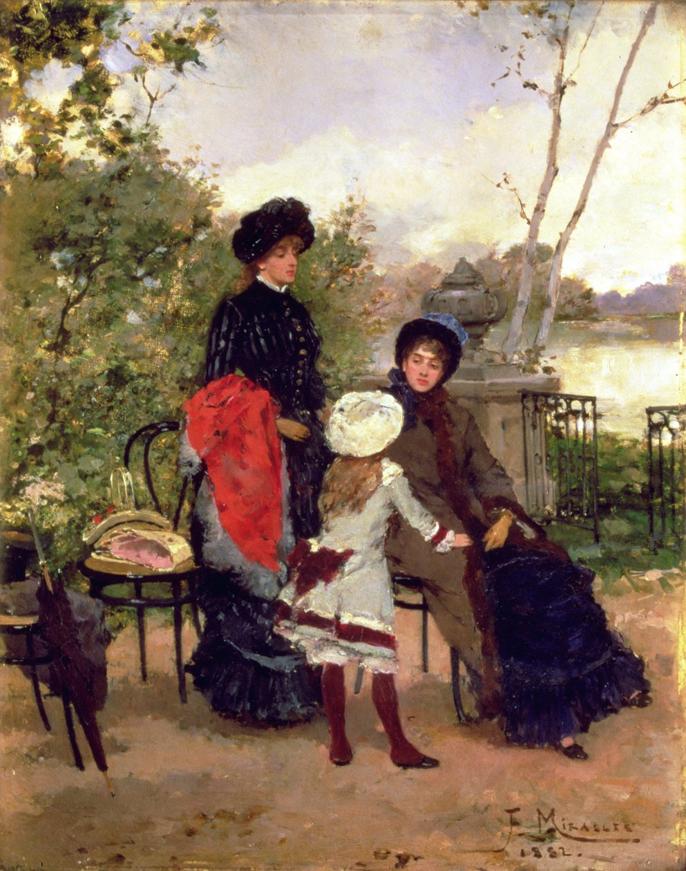 Ved bredden af søen af Francesco Miralles Galaup