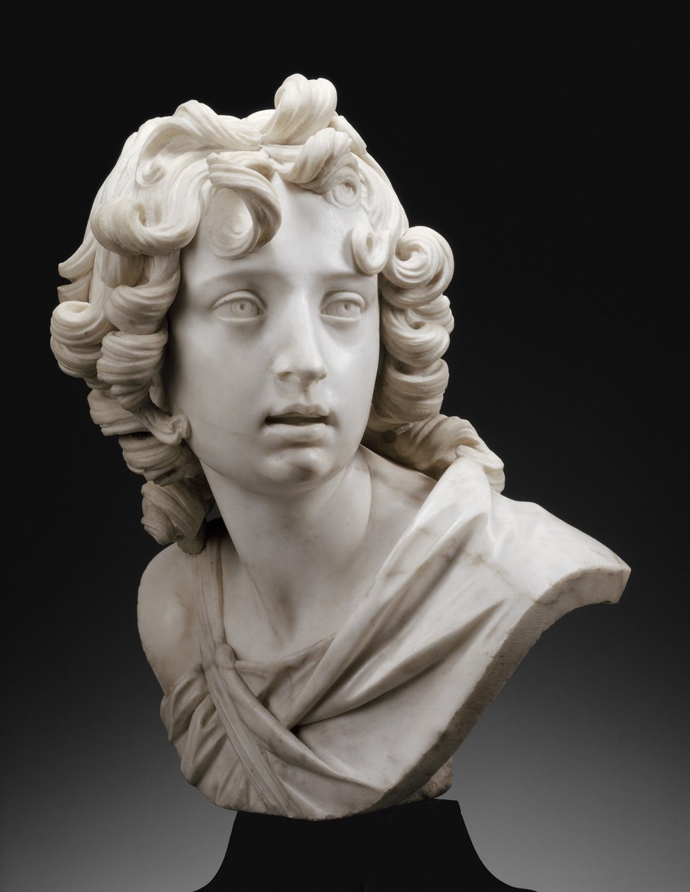 Buste af en ungdom, muligvis Sankt Johannes Døberen, 1630-40 af Francesco Mochi