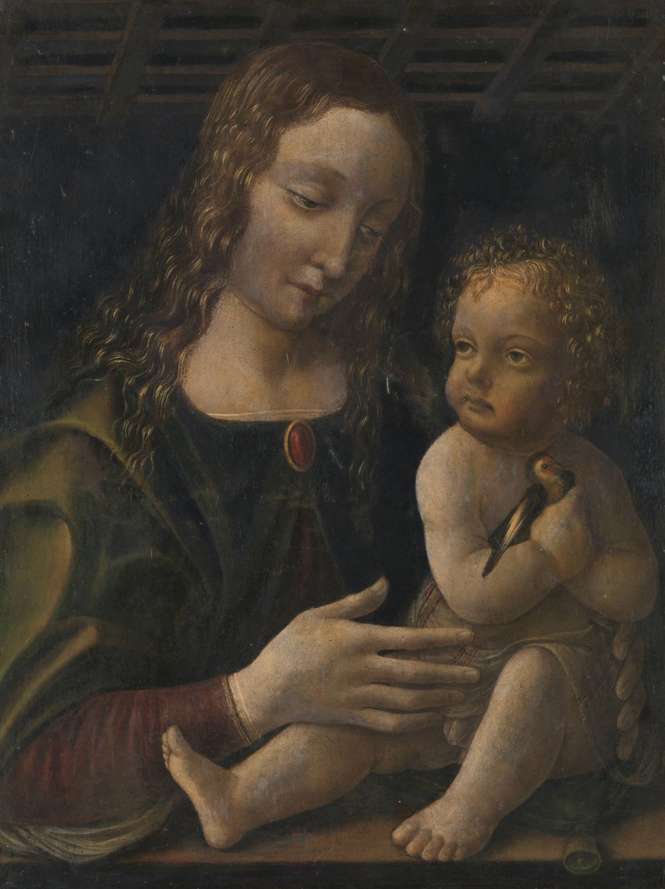 Jomfru og Barn af Francesco Napoletano (attributed to)