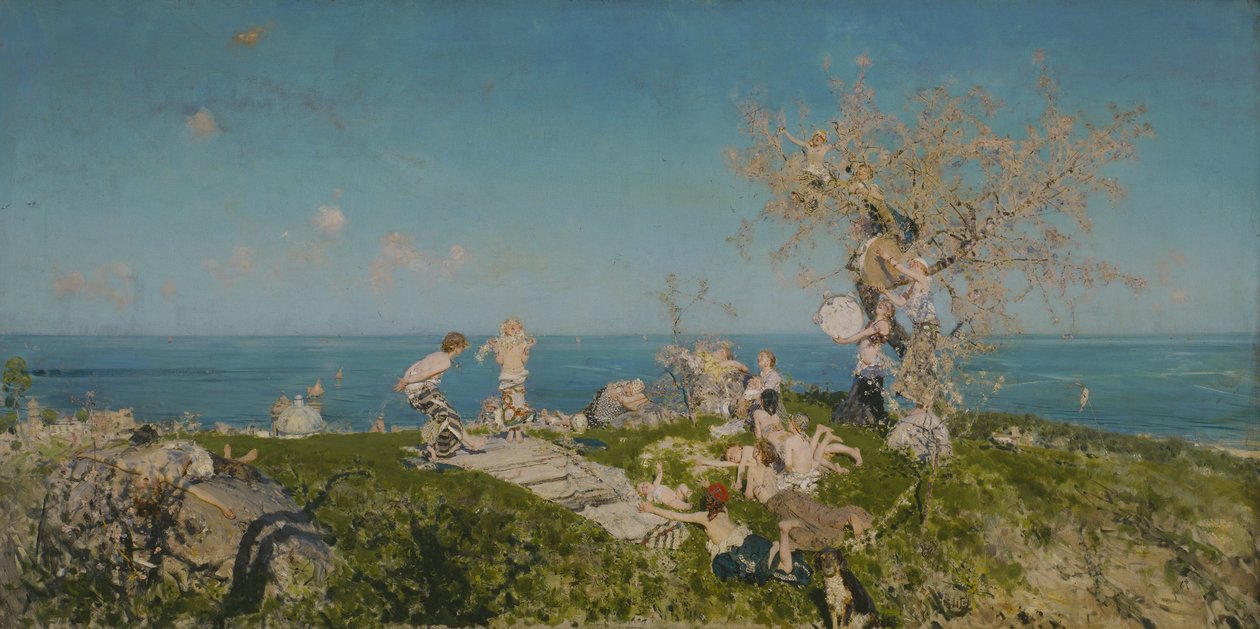 Forår og kærlighed af Francesco Paolo Michetti
