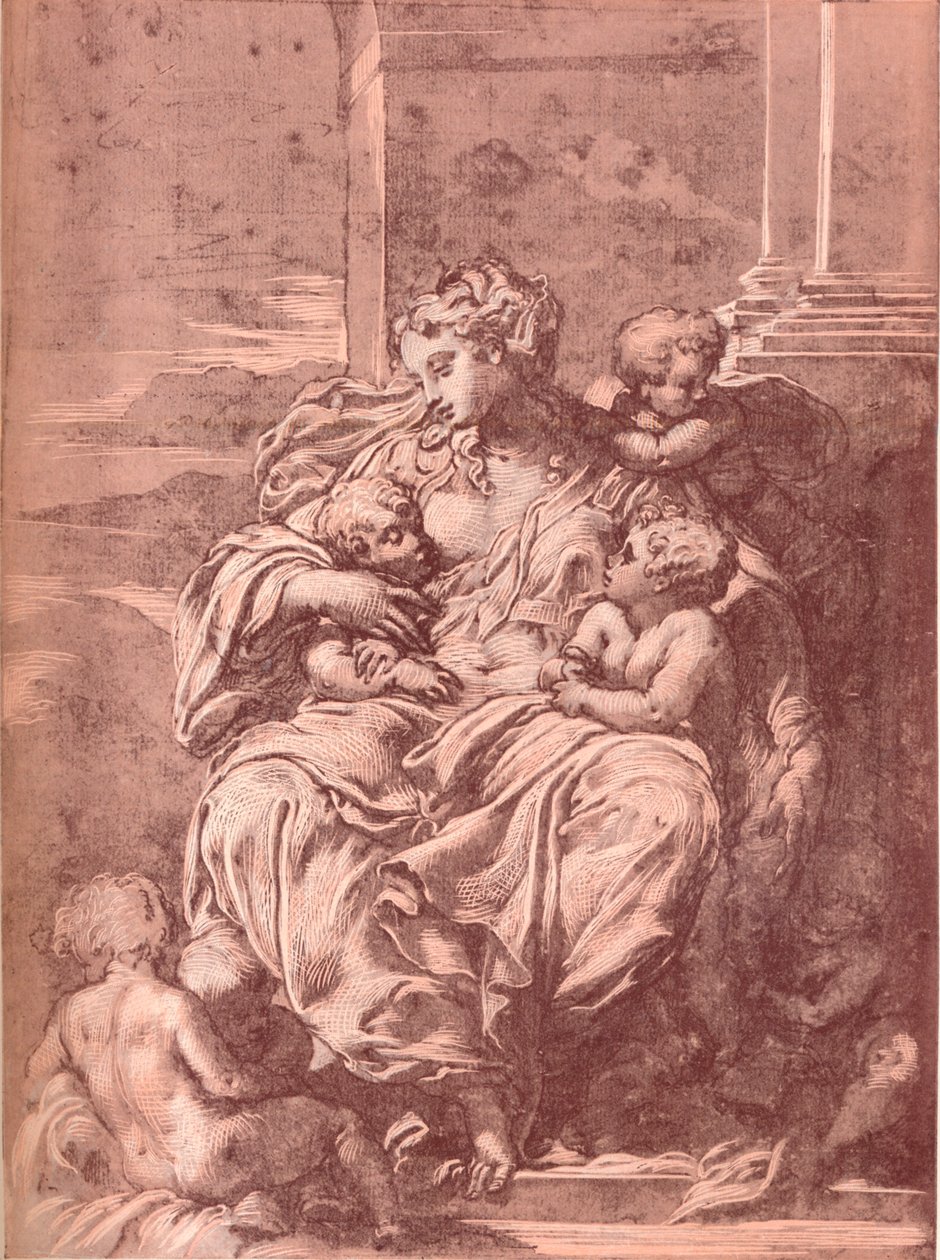Charity, 1500-tallet, 1903 af Francesco Primaticcio