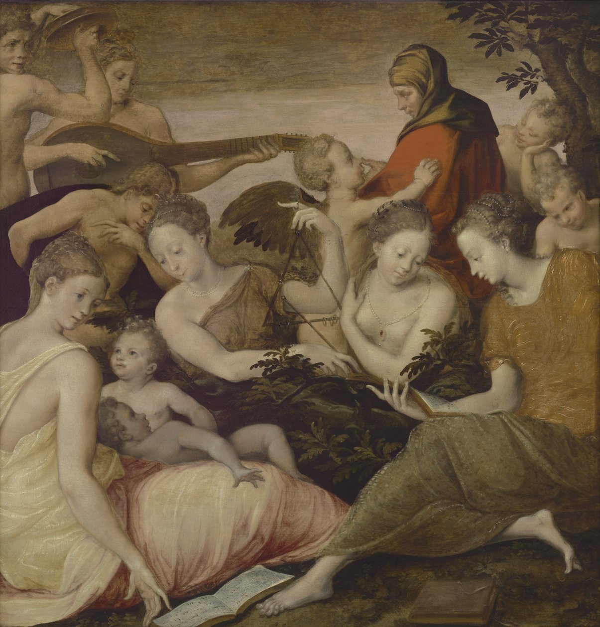 Musikkunsten, c.1565 af Francesco Primaticcio