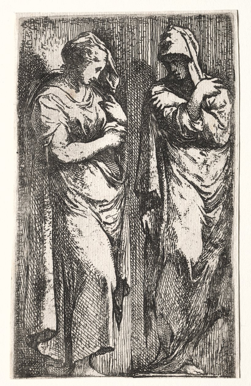 To romerske kvinder af Francesco Primaticcio