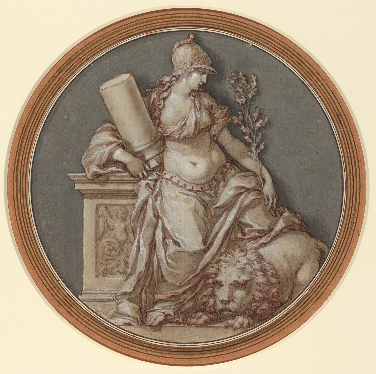 Allegori om styrke af Francesco Rosaspina
