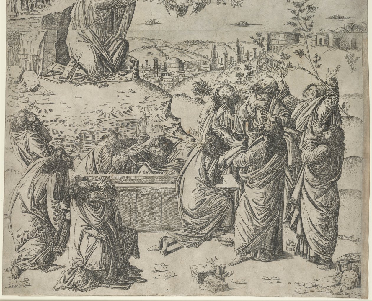 Jomfruens antagelse af Francesco Rosselli