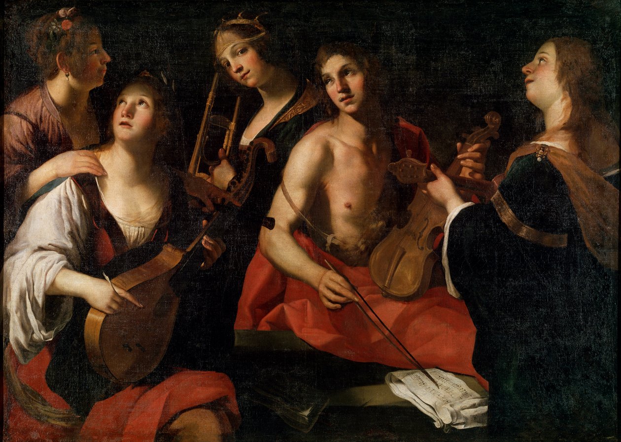 Koncert, slutningen af det 16. eller begyndelsen af det 17. århundrede af Francesco Rustici