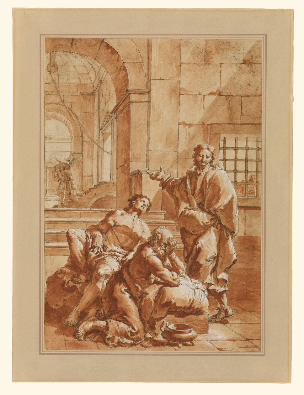 Josef tolker sine medfangers drømme af Francesco Salvator Fontebasso