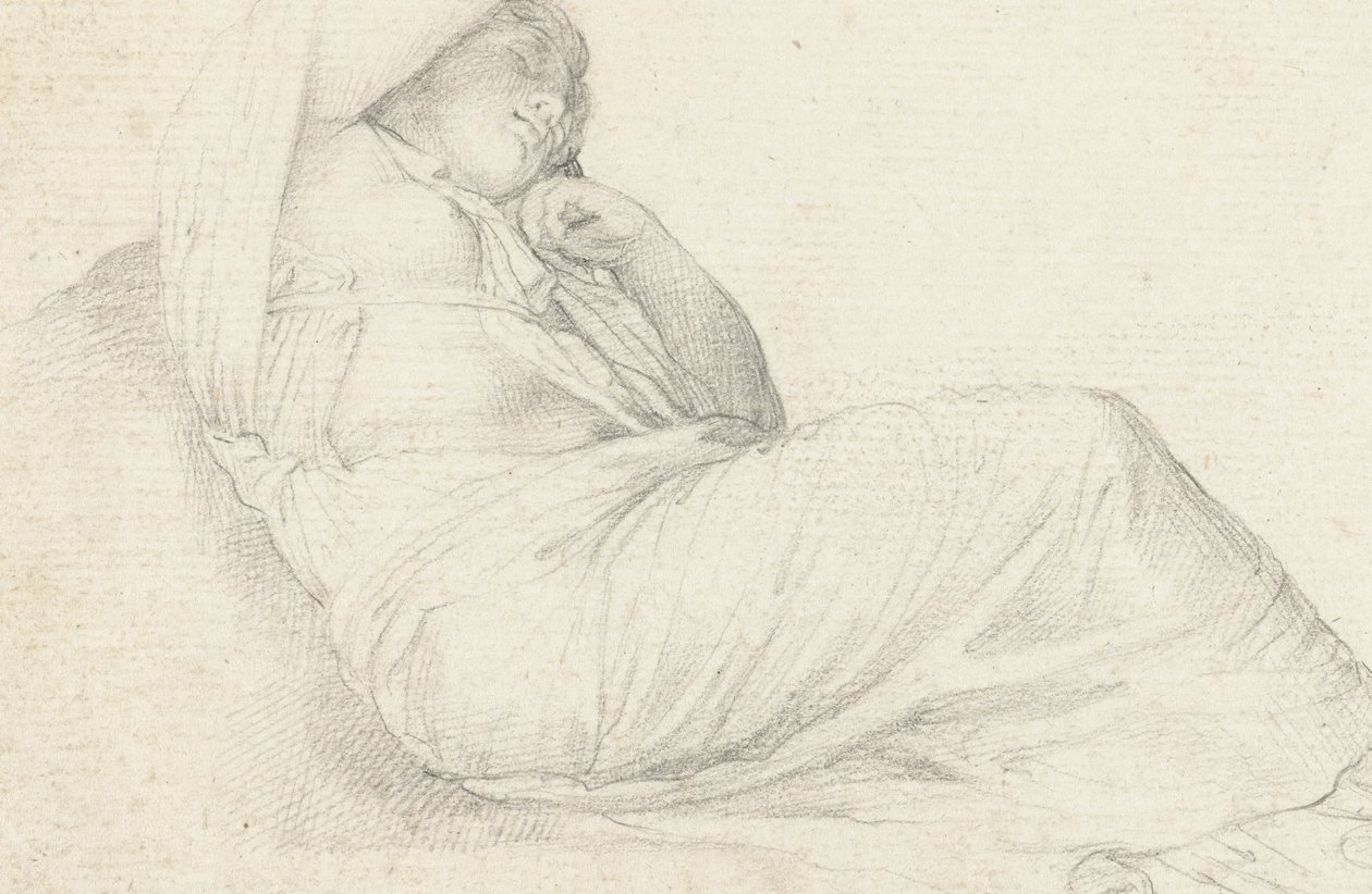 sovende kvinde af Francesco Salviati