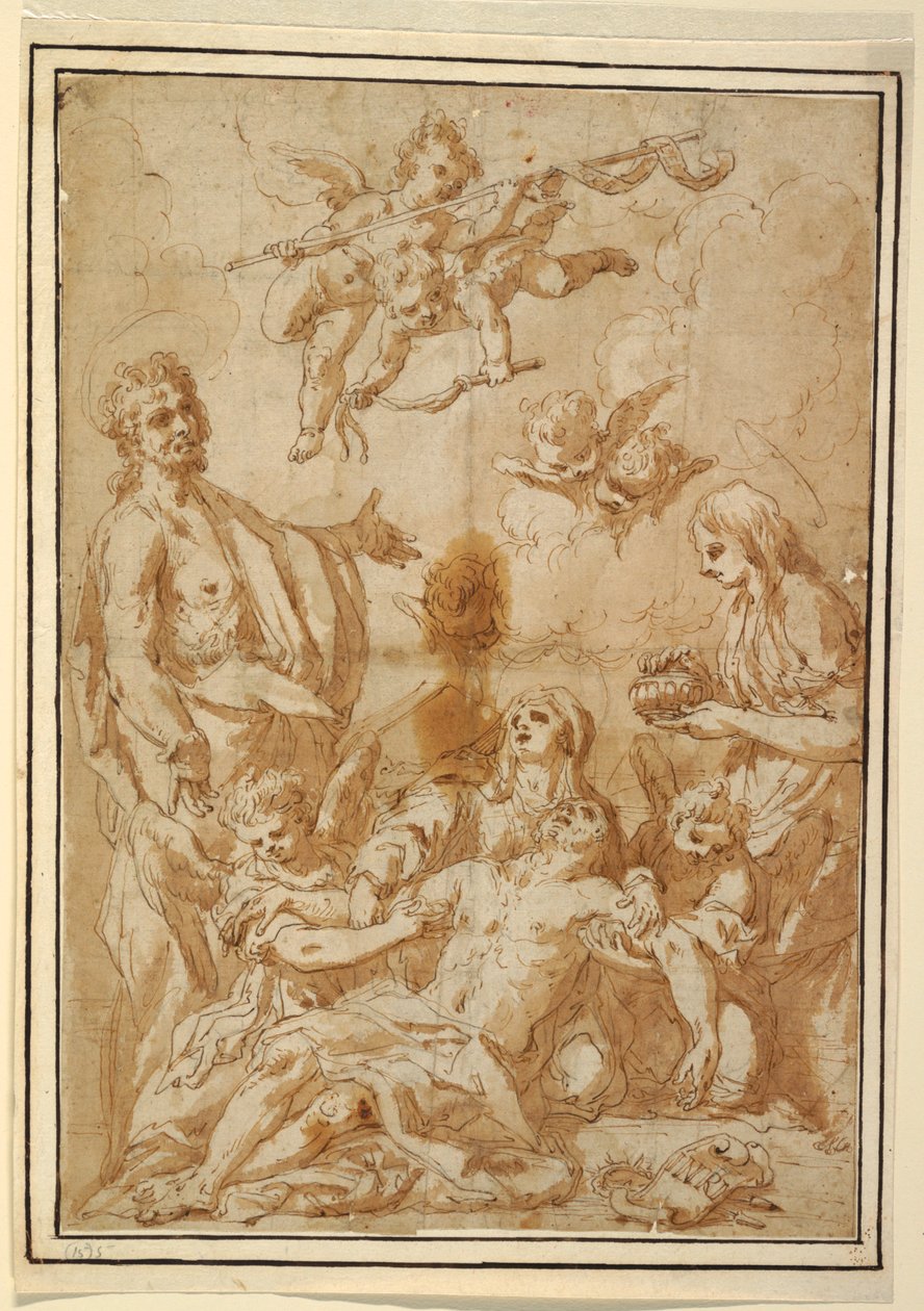 Klagesang over Kristus af Francesco Saverio Mergolo