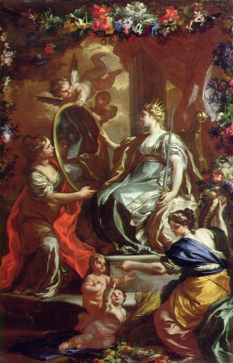 Allegori om en herlig regeringstid, ca. 1730 af Francesco Solimena