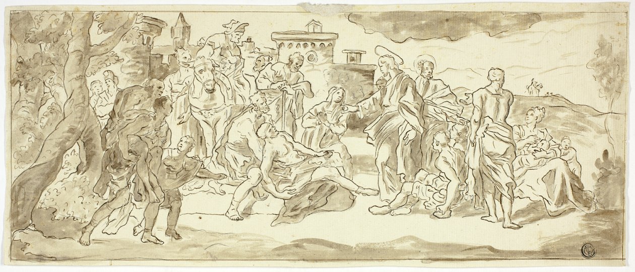 Kristus helbreder den lamme mand af Francesco Solimena