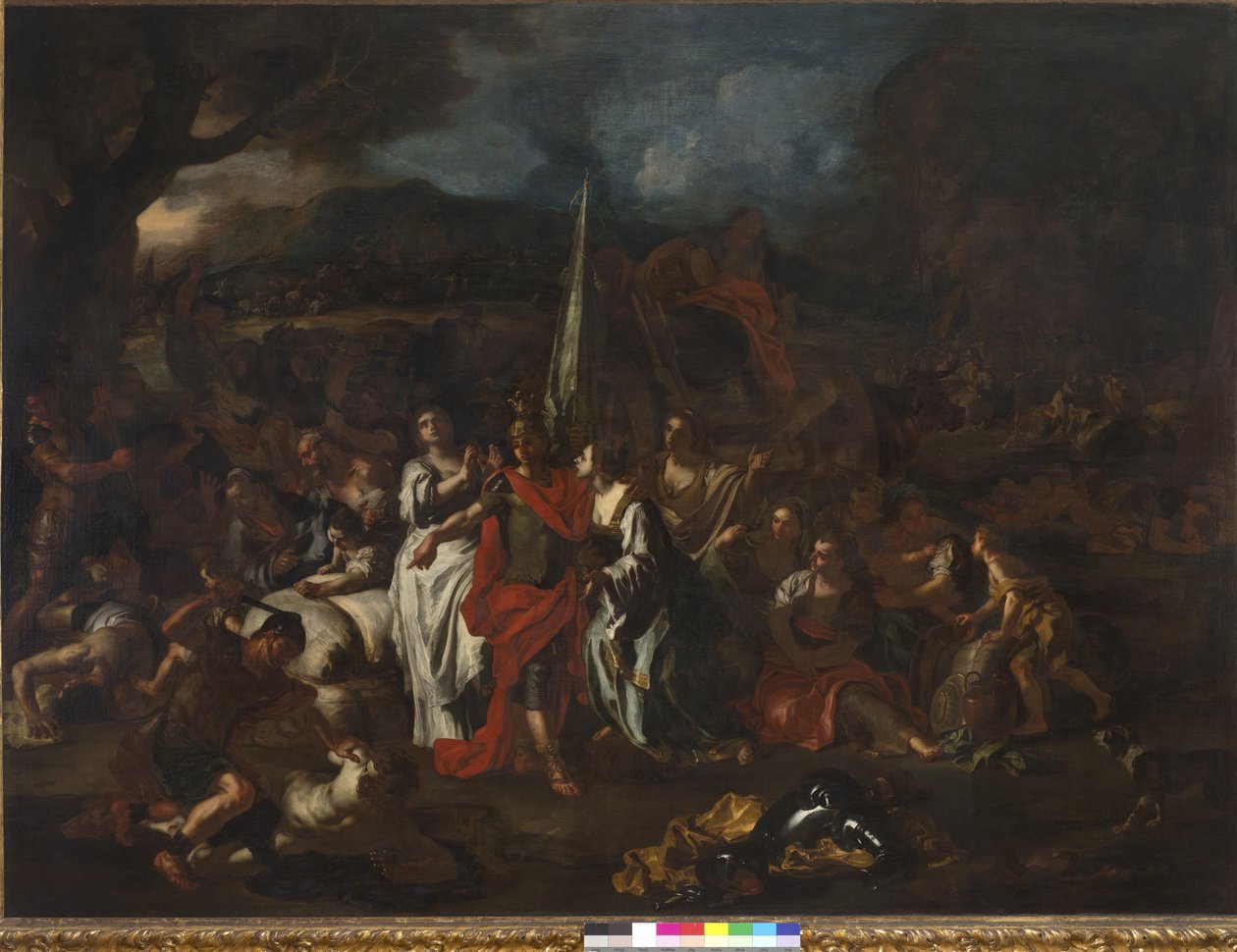 David Defeator af Amalekiterne, 1720-21 af Francesco Solimena