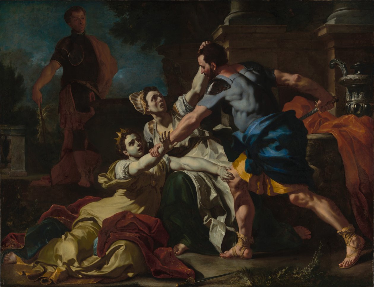 Messalinas død af Francesco Solimena