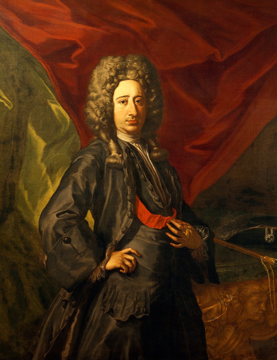 Portræt af ridder af det gyldne skind, af Francesco Solimena (1657-1747), olie på lærred, Italien af Francesco Solimena