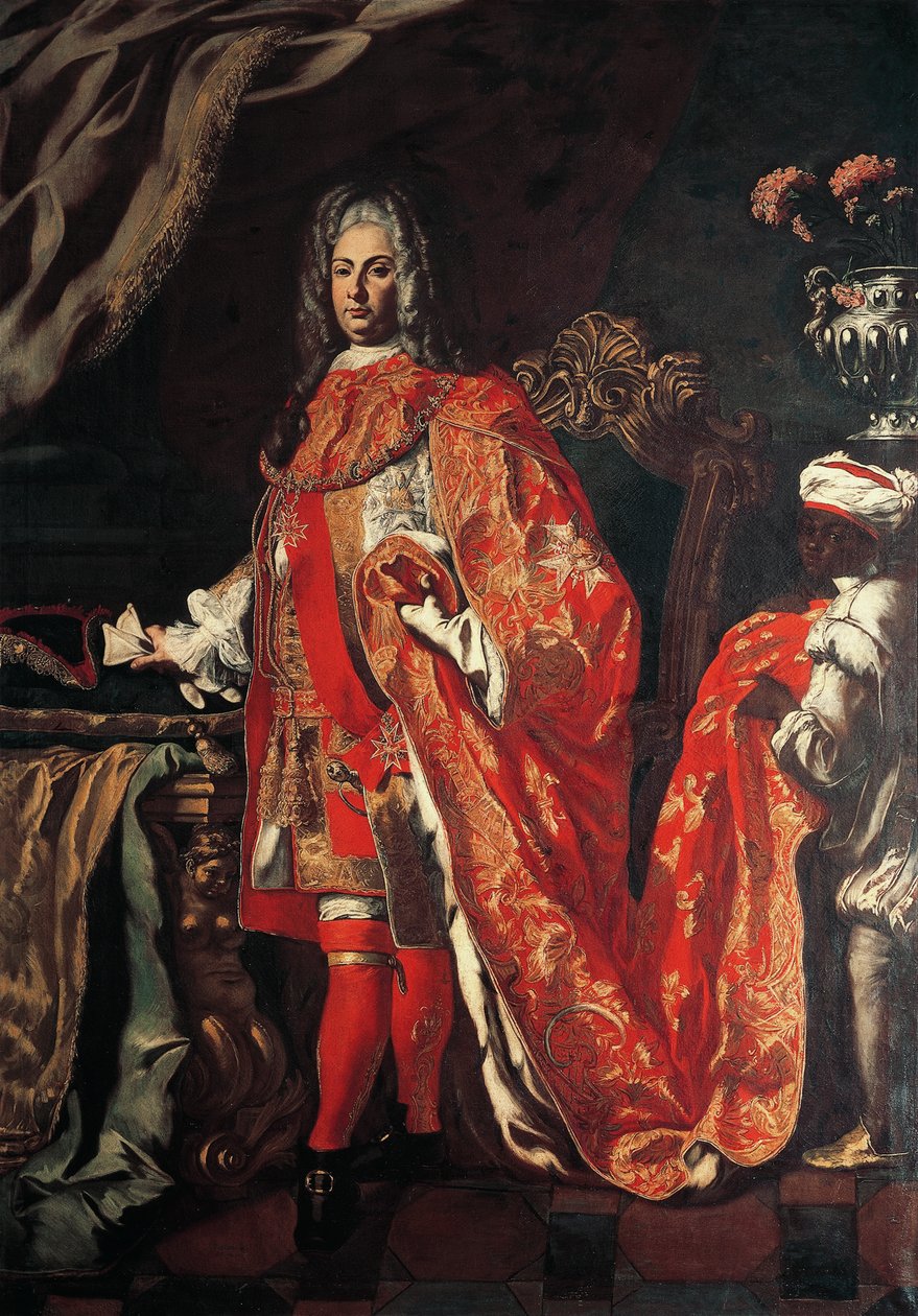 Portræt af Marzio Carafa, hertug af Maddaloni, af Francesco Solimena (1647-1747) af Francesco Solimena