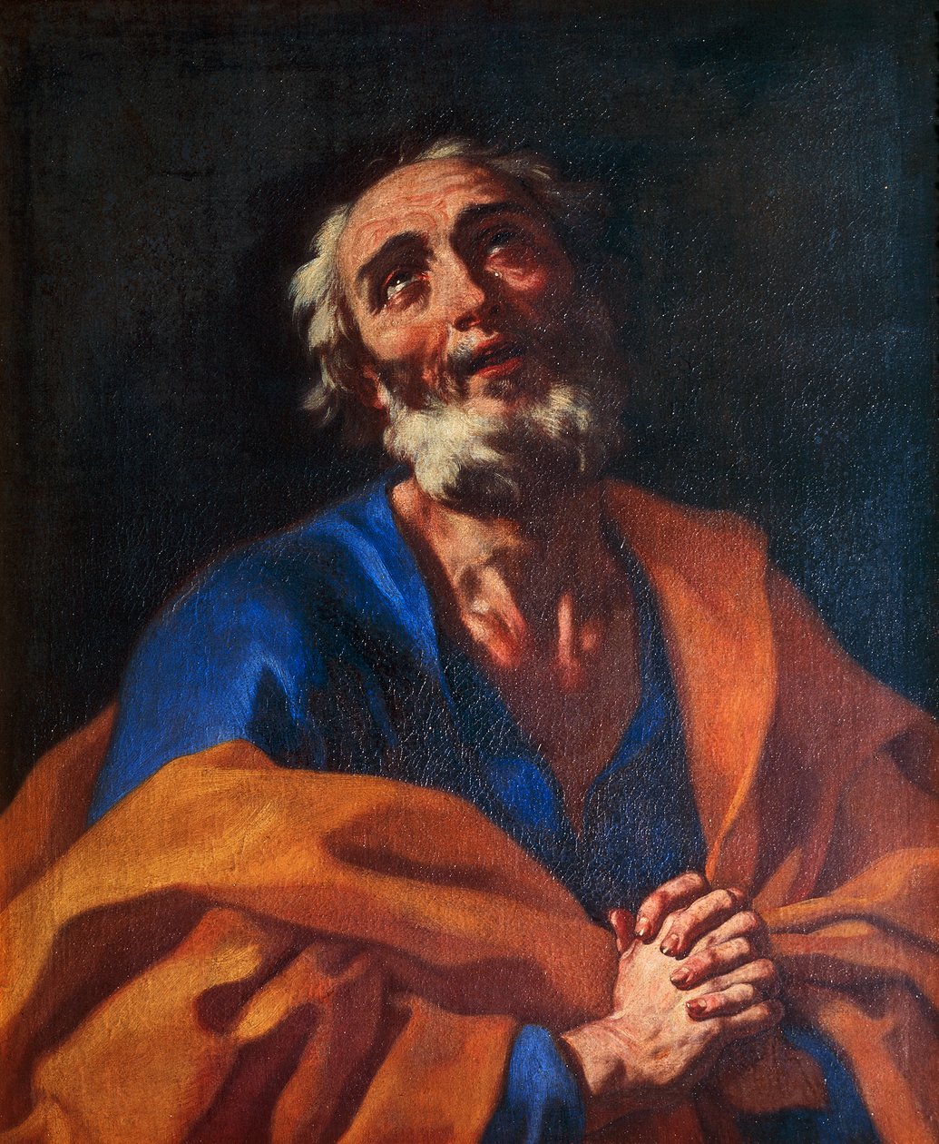 Sankt Peter, af Francesco Solimena (1657-1747), olie på lærred, 79x65 cm. af Francesco Solimena