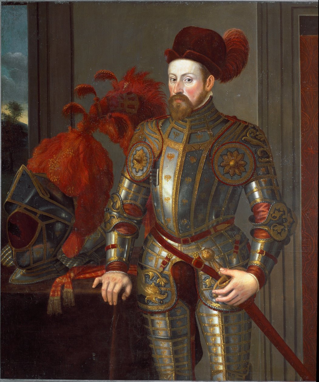 Portræt af Ferdinand af Tyrol (Ferdinand II ærkehertug af Østrig), efter 1546 (maleri) af Francesco Terzio
