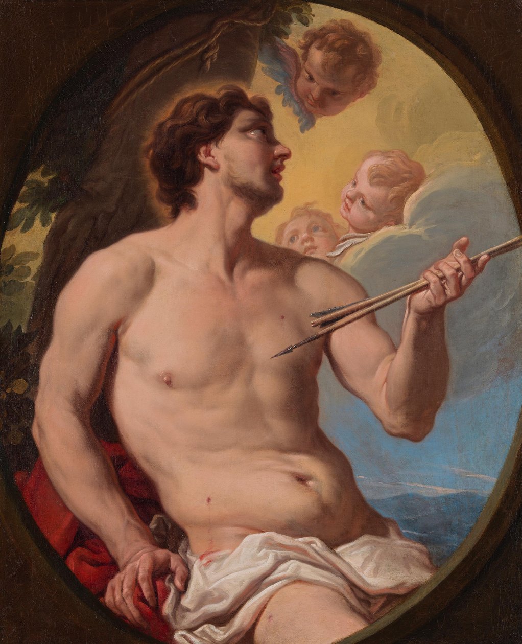 Sankt Sebastian af Francesco Trevisani