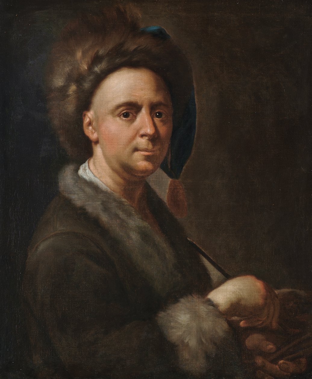 Portræt af kunstneren af Francesco Trevisani