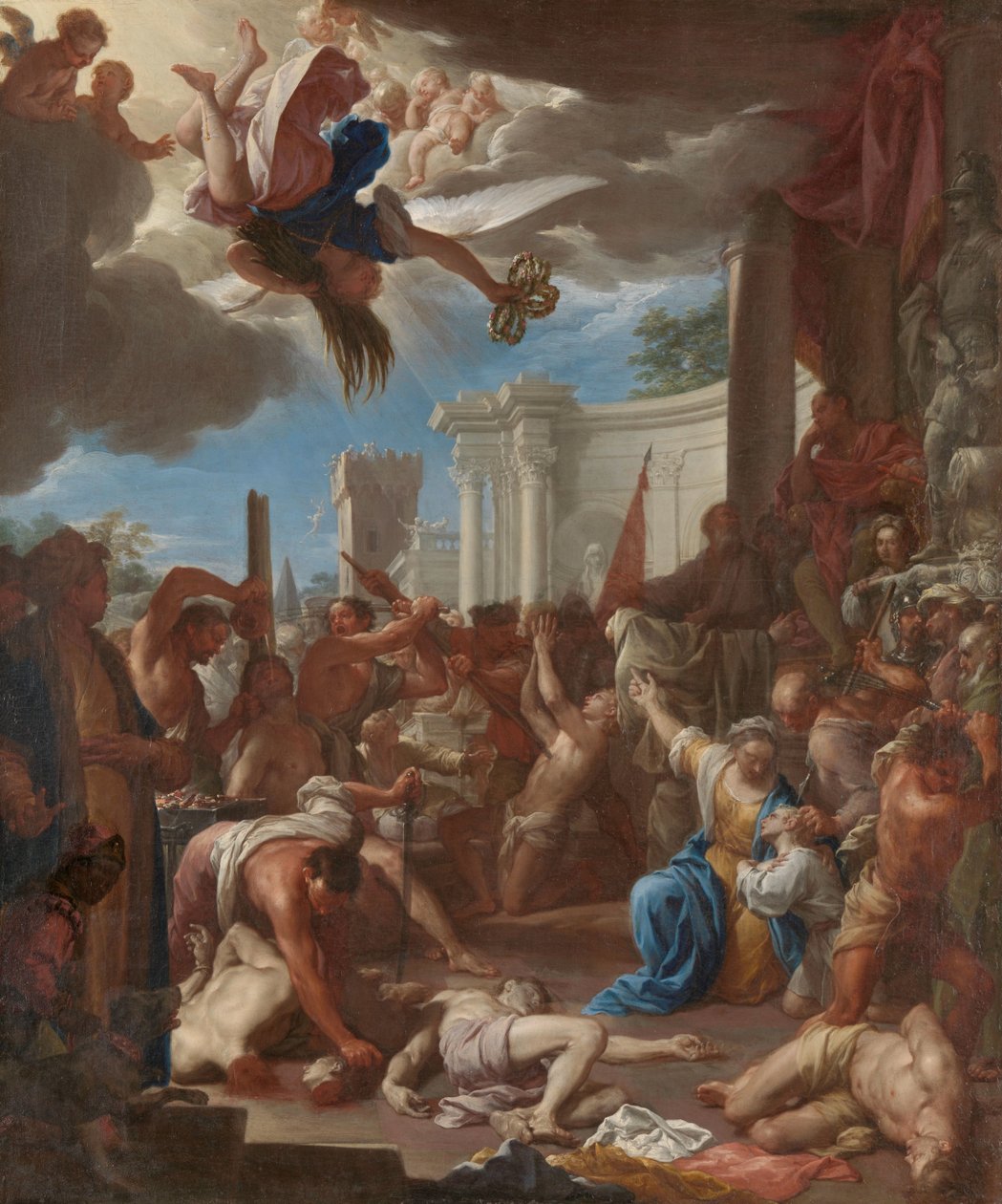 De syv sønner af Saint Felicitys martyrium af Francesco Trevisani