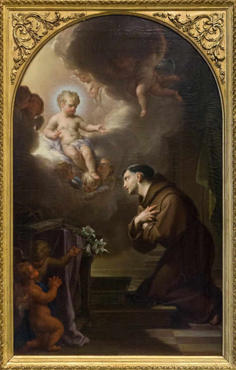 Vision af den hellige Anthony af Francesco Trevisani
