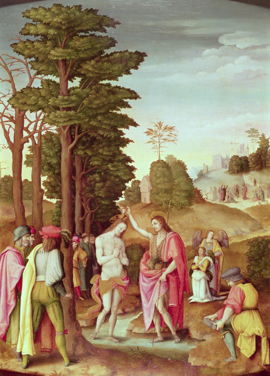 Kristi dåb af Francesco Ubertini, Il Bacchiacca