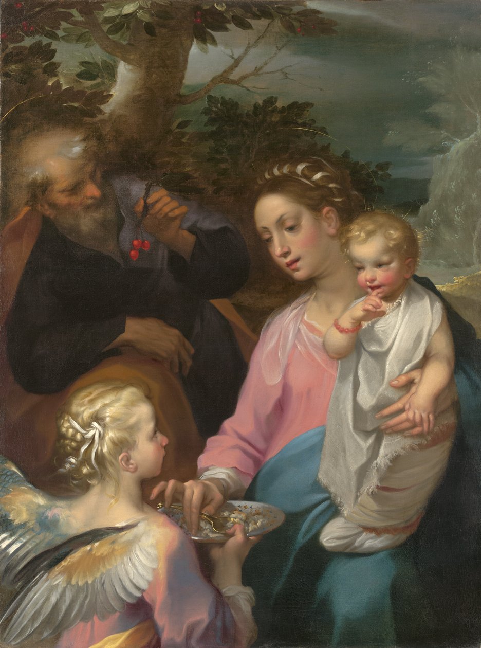 The Rest on the Flight into Egypt, ca. 1569 (olie på lærred) af Francesco Vanni