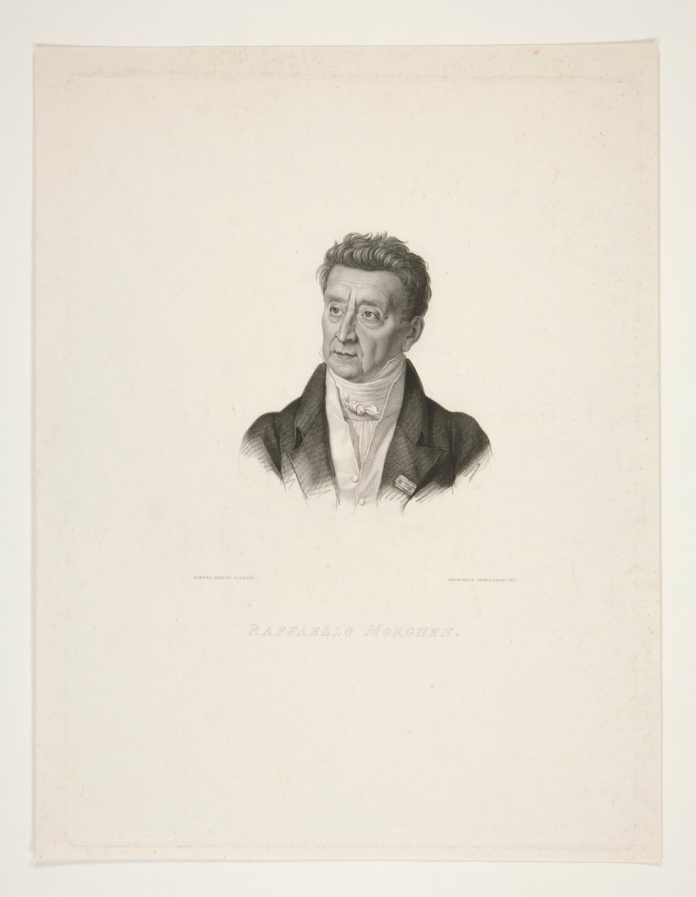 Portræt af Raphael Morghen af Francesco Vendramini