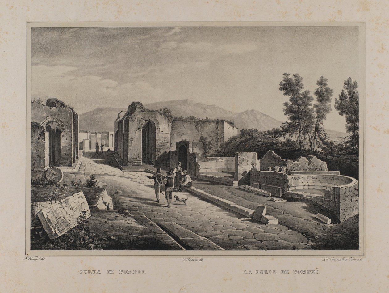 Porten til Pompeji af Francesco Wenzel