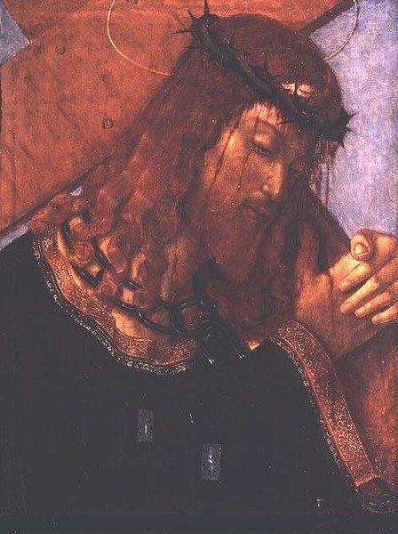 Kristus bærer korset (panel) af Francesco Zaganelli di Bosio