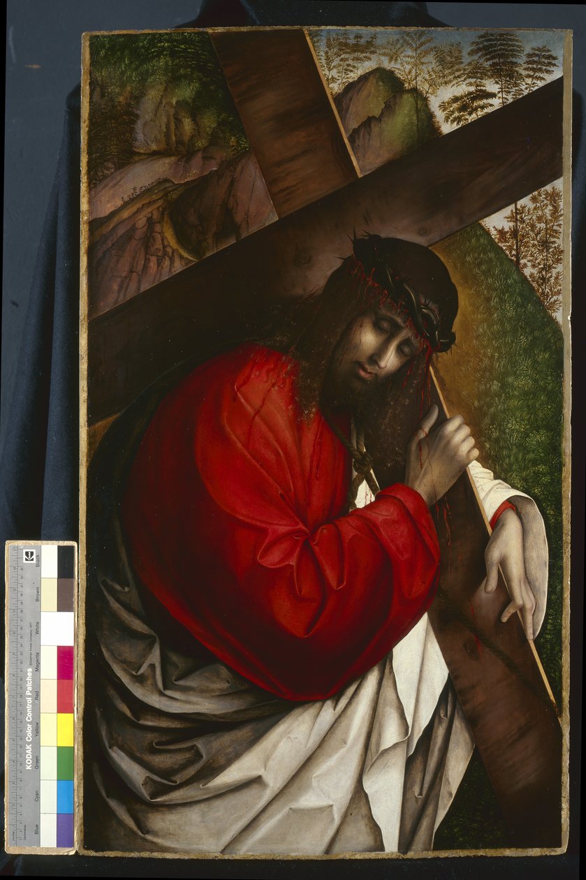 Kristus bærer korset, 1507-08 af Francesco Zaganelli di Bosio