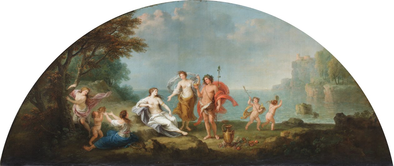 En Bacchus og Ariadne af Francesco Zuccarelli