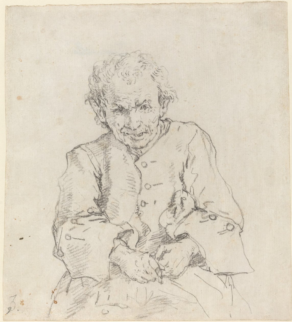 Siddende Bonde af Francesco Zuccarelli