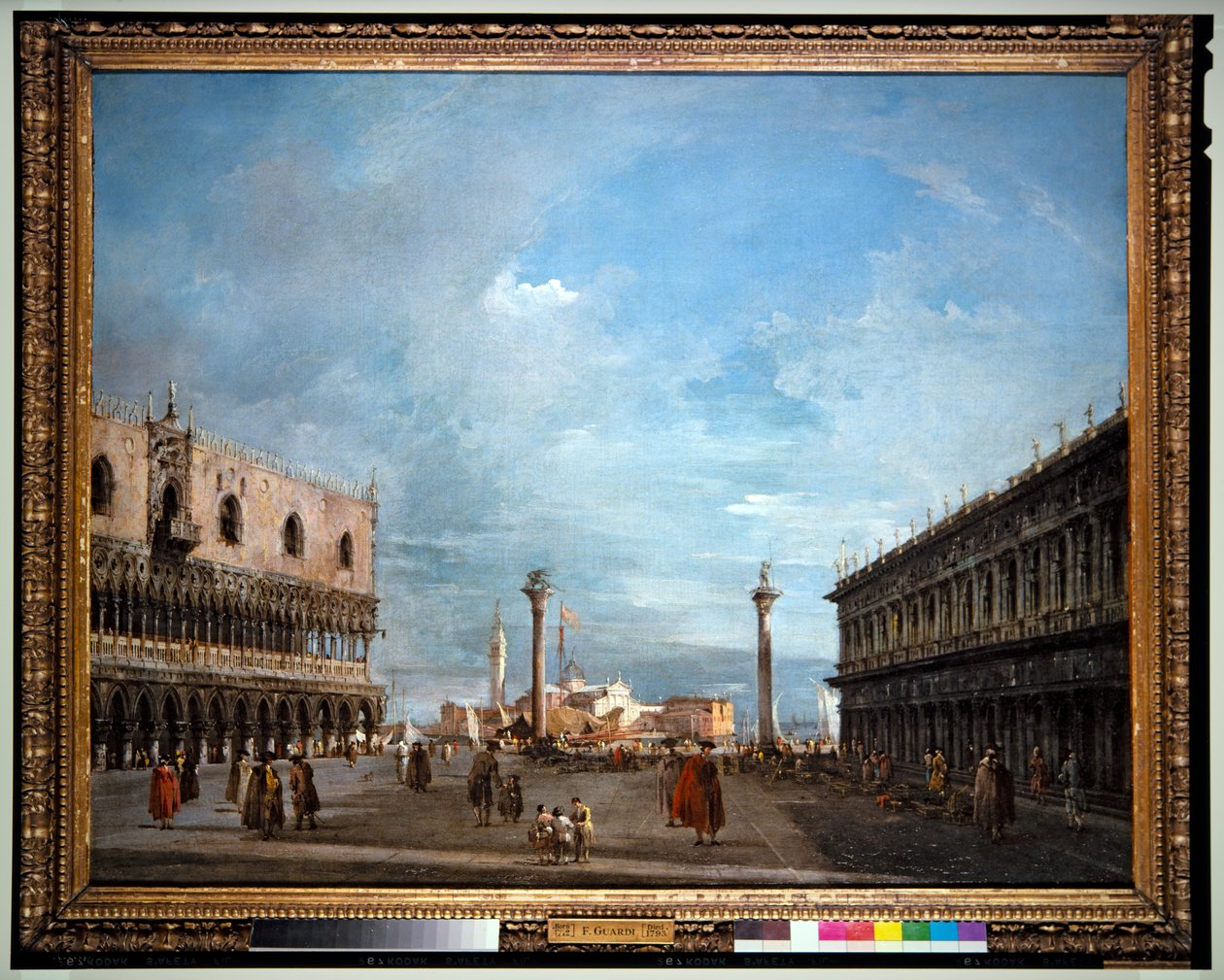 Piazzetta S. Marco af Francesco and/or Gian Antonio (1699 1761) Guardi