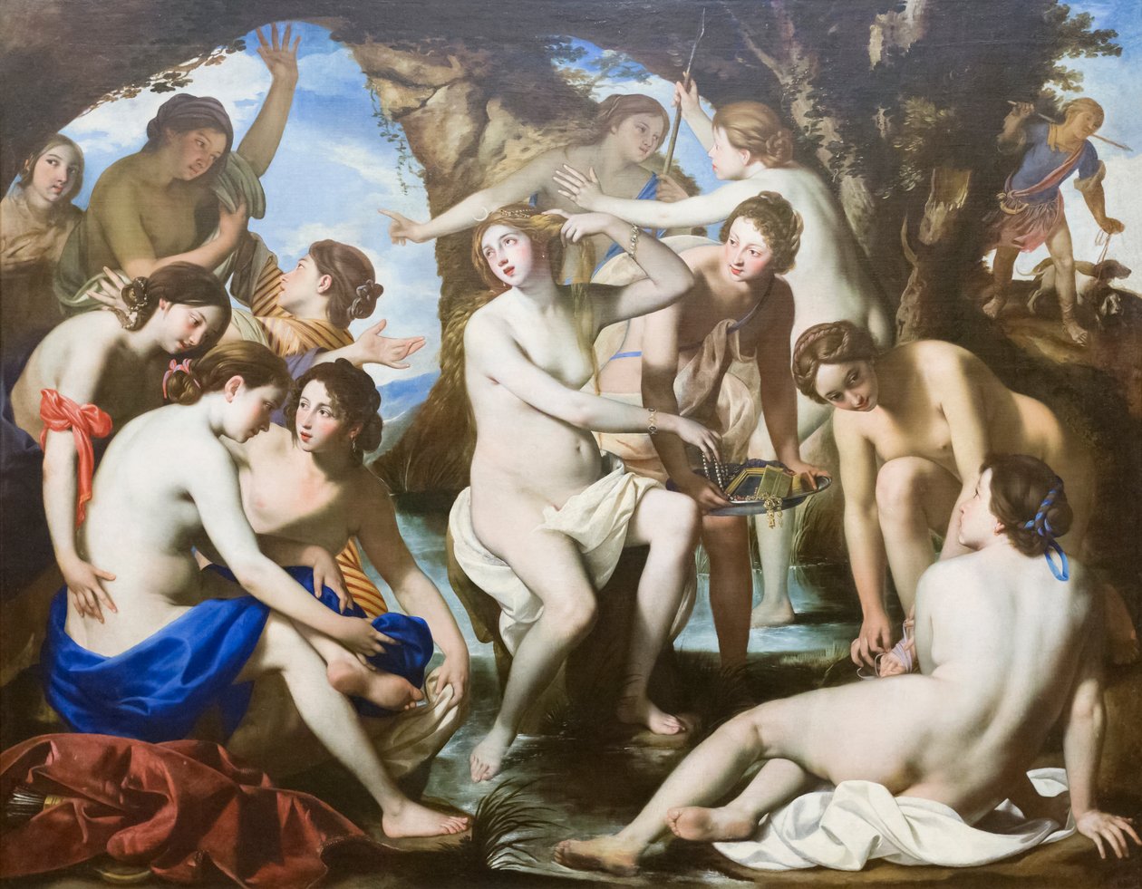 Dianas bad af Francesco de (c.1600 54) Rosa