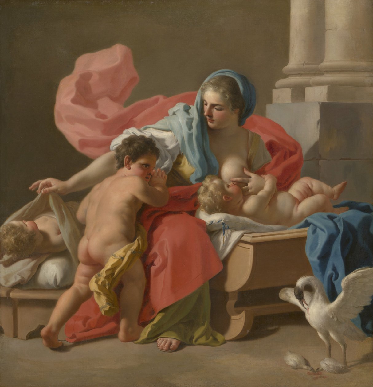 Velgørenhed, 1743-44 af Francesco de Mura