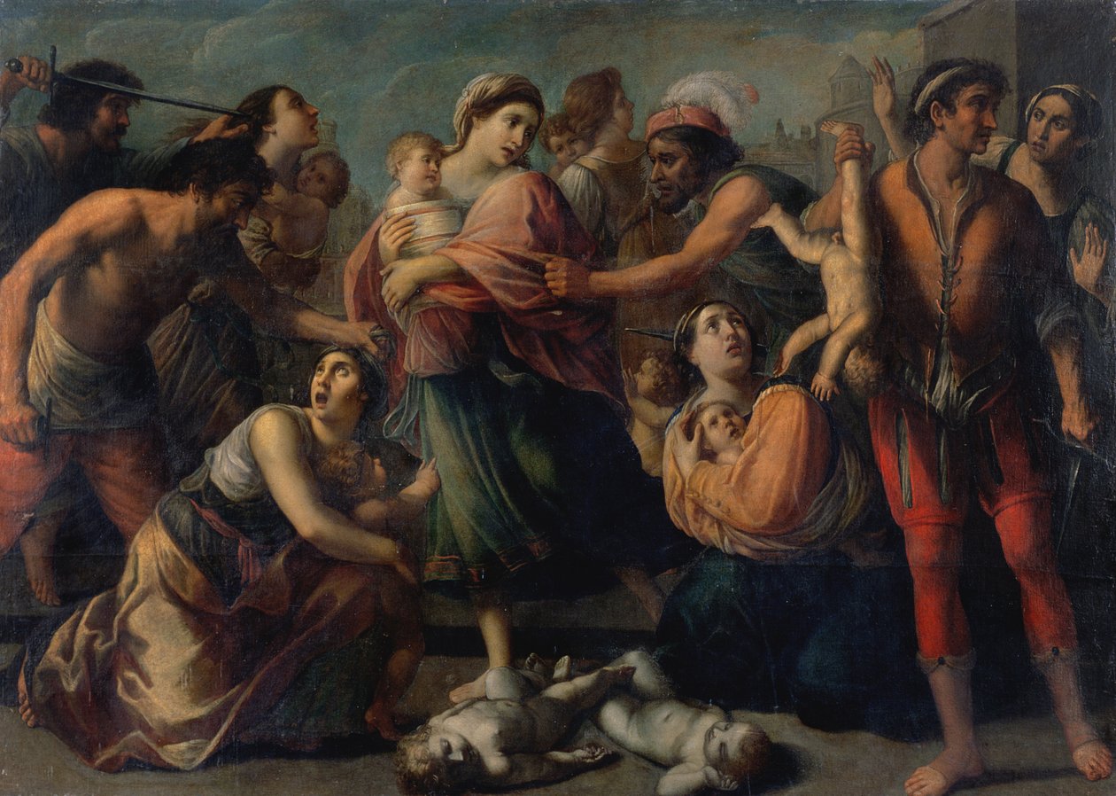 Massakren på de uskyldige af Francesco de Rosa