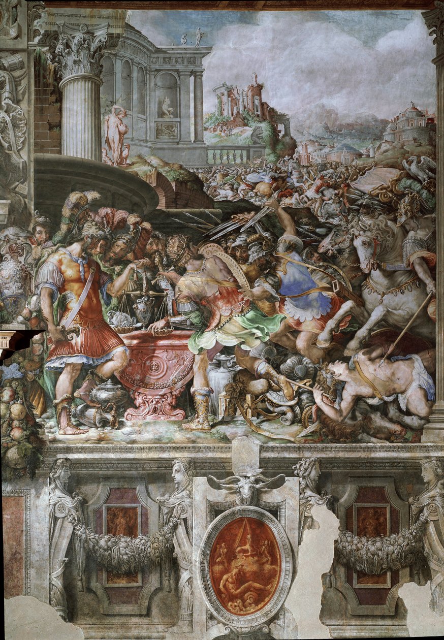 Furius Camillus liv (fresko af Francesco de Rossi Salviati